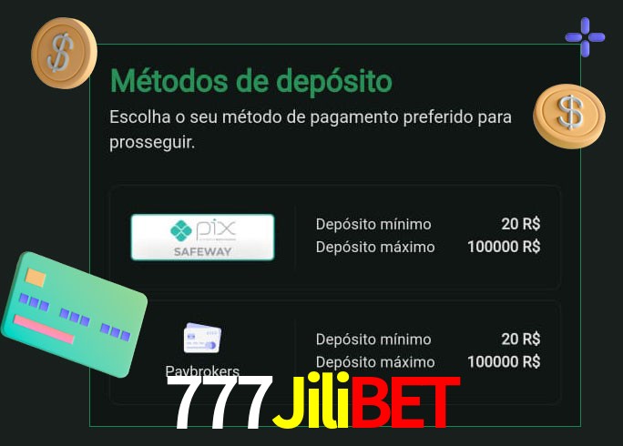O cassino 777Jilibet oferece uma grande variedade de métodos de pagamento